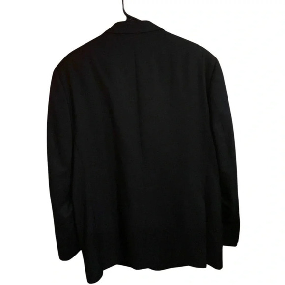 Pronto Uomo Men's Suit Jacket Black 100% Wool Size 44L - Picture 5 of 6